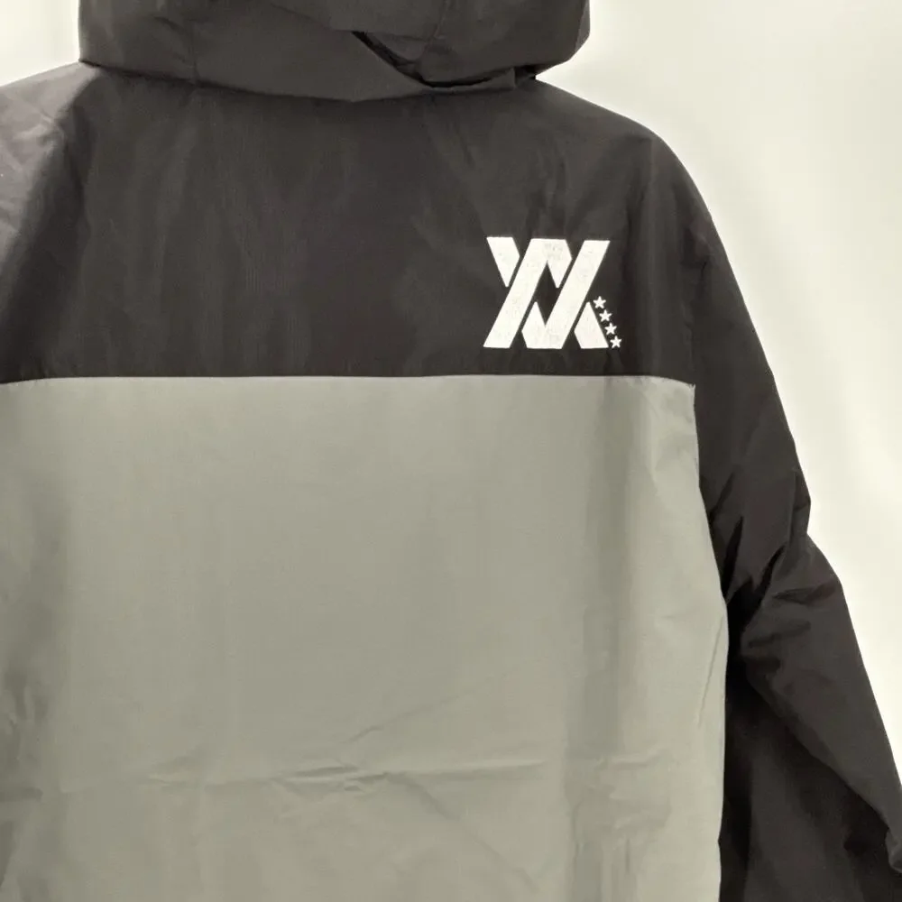 Dixxon Ground Up Hooded Tech Jacket Size L Tall Gray Black New - Picture 7 of 11